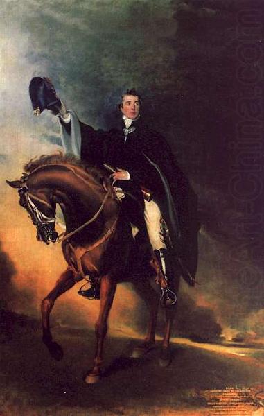  Sir Thomas Lawrence The Duke of Wellington china oil painting image